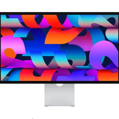 Apple Studio Display 27” Retina 5K Desktop, Standard Glass, Tilt Adjustable Stand, 5120×2880 Resolution, One Thunderbolt 3 Port, 3 USB-C Ports, 12MP Ultra Wide Camera